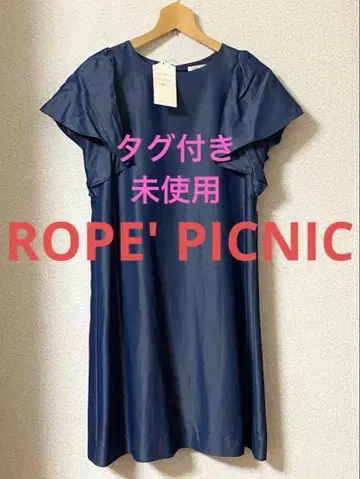 택 포함 새상품 [ROPE' PICNIC] 원피스 네이비