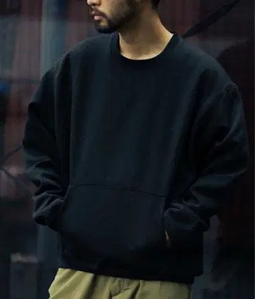 DAIWA PIER39 별주 DOUBLE FACE CREW SWEAT