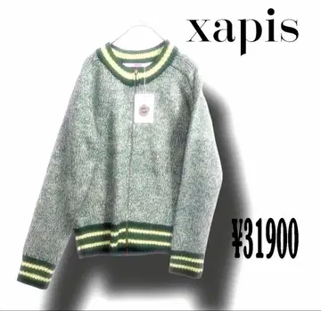 xapis 울 집업 니트