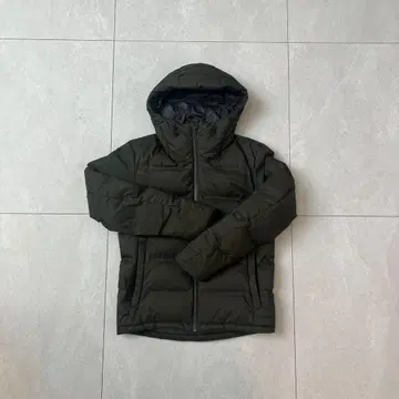 [ 새상품급 ] 유니클로 심리스 다운 후드티 M 올리브 카키