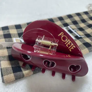 potete 포테테 3하트 클립 레드