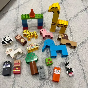 호빵맨 동물 레고 세트