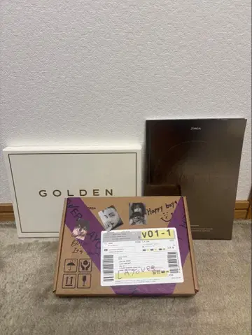 거의 미사용 GOLDEN 앨범 JUNG 부속품 포함