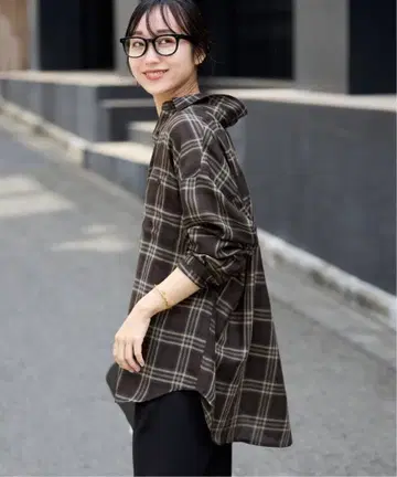 슬로브 이에나 SLOBE IENA 비에라 체크 루즈 셔츠