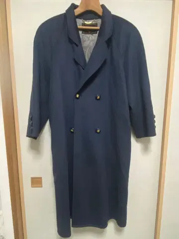 Cremona 코트 신사 블루 네이비 컬러 빈티지