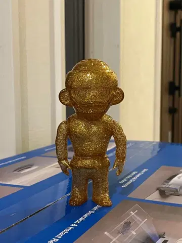 Black Book Toy 소프트 비닐 골드 라메 성형