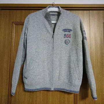 그레이 집업 점퍼