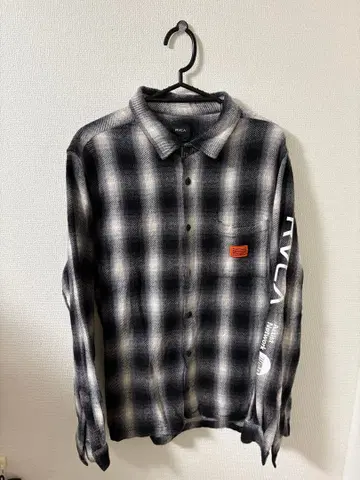 RVCA 체크 무늬 긴팔 셔츠