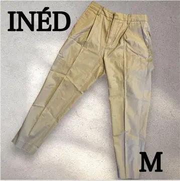 INED 이네드 팬츠 M 25 베이지 여성용 비즈니스 캐주얼