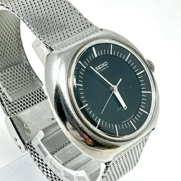 가동 SEIKO 세이코 시계 자동 와인딩 실버 블랙