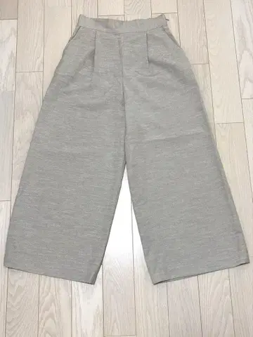 새상품급 쉽스 와이드 팬츠 린넨 라이크 베이지 38 애로우즈