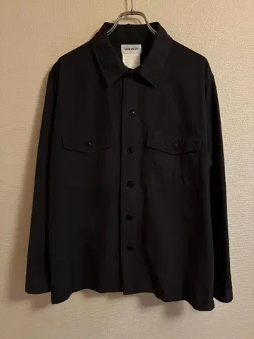 YAECA LIKE WEAR 야에카 베이커 셔츠 차콜 25ss