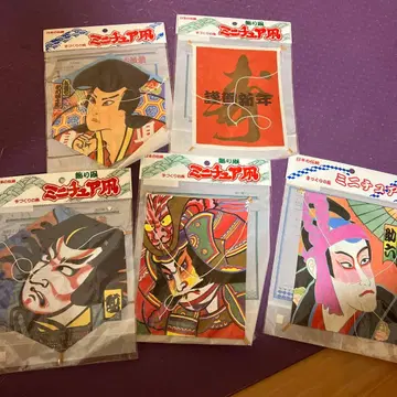 미니어처 연 5매 세트 가부키 디자인