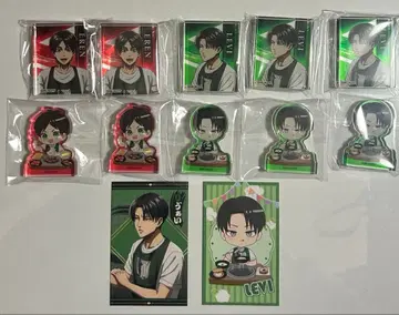 진격의 거인 리바이 엘렌 아크릴 블록 쥬쥬카르비 묶음 판매