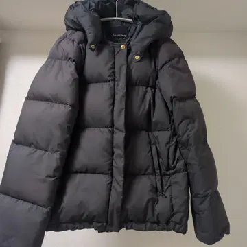 Green Label Relaxing 블랙 다운 자켓