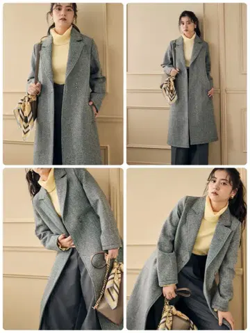 12Twelve Agenda 트위드 본딩 테일러드 코트 미사용 새상품