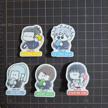 [ 주술회전 회옥 옥절 ] 여보세요 미니 아크릴 클립 5개 세트