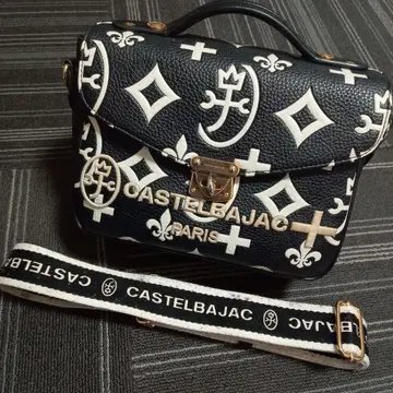 CASTELBAJAC 숄더백 블랙 화이트