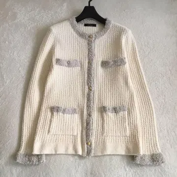 어반리서치 로쏘 트위드 뉴앙스 미들 가디건