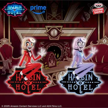 해즈빈 호텔에 오신 것을 환영합니다 모니터 탑 피규어 2개 세트