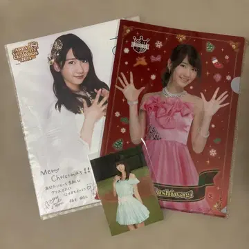 AKB48 카시와기 유키 클리어 파일 A4 포스터 브로마이드 3종 세트