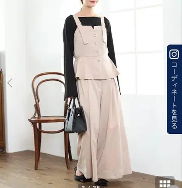 fifth 페플럼 뷔스티에풍 올인원