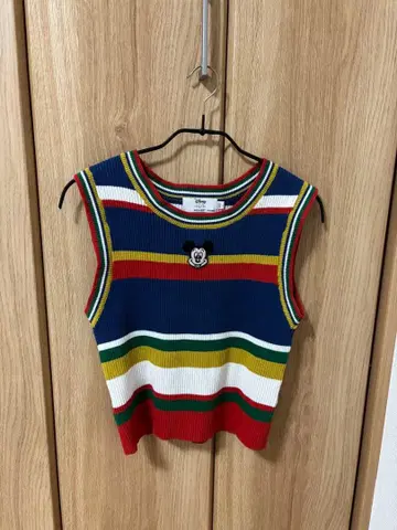 마우지 미키 니트 탱크탑 디즈니