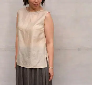 마키 텍스타일 타사 실크 원피스 튜닉