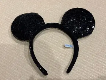 디즈니 스팽글 미키 미니 페어 머리띠