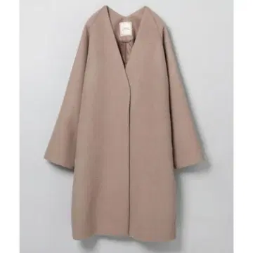 JEANASIS 노카라 코트 라이트 브라운