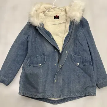 DaTuRa 퍼 달린 데님 자켓