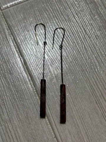 유칼립투스 귀걸이 브라운