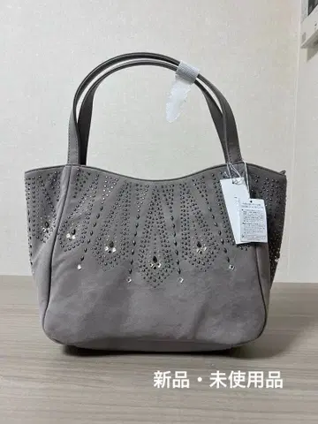 FROU FROU 비쥬 장식 핸드백 그레이