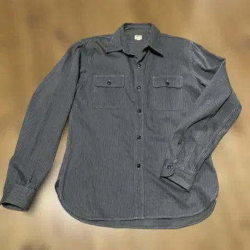 Deluxeware 스트라이프 플란넬 셔츠 XL