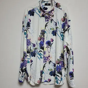 HARE 스플래시 무늬 플라워 긴팔 셔츠 M 사이즈