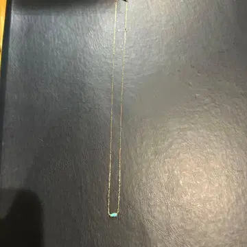 agree 골드 터콰이즈 체인 목걸이