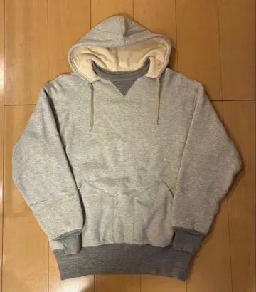 리얼 맥코이 DOUBLE-FACE HOODED SWEATSHIRT M