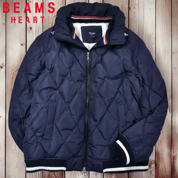 12M464 BEAMS HEART 보아 안감 퀼팅 다운 자켓