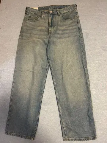 H&M 배기 데님 31/30 라이트 블루