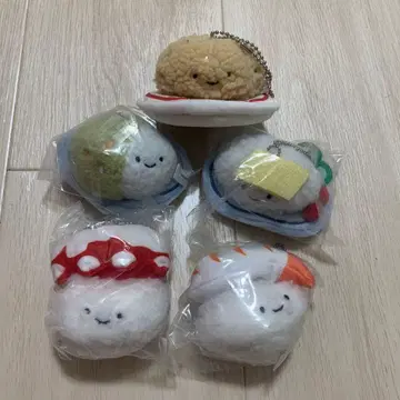 즉시 구매 가능 닛코리-노 봉제 인형 초밥 태국 볶음밥 세트 판매