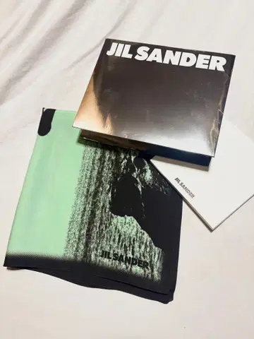 질 샌더 실크 스카프