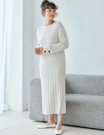 젤라또피케 핫 스무디 와이드 리브 원피스