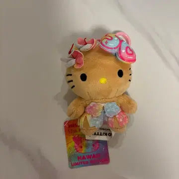 미사용 새상품 택 포함 50주년 기념일 하와이 일광화상 키티 액세서리