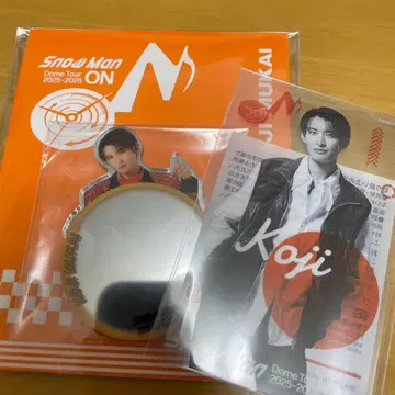 SnowMan 무카이 코지 스티커 세트 미개봉