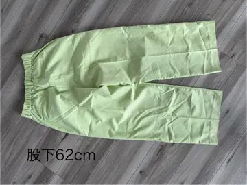 라이트 그린 와이드 팬츠 사이즈 0