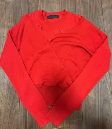 ZARA 랩 디자인 레드 가디건 2756 149 472