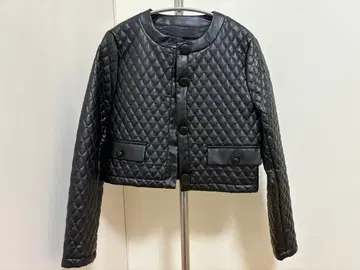 ZARA 블랙 퀼팅 자켓 S