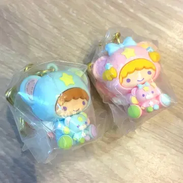 시크릿 키링 리틀트윈스타 키키라라 세트 곰