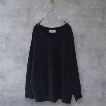 새상품급 슬로브 이에나 소프트 라무 나일론 V넥 풀오버