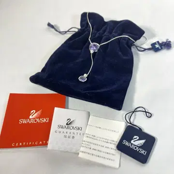 [ 새상품급 ] 스와로브스키 목걸이 Y자 실버 정품